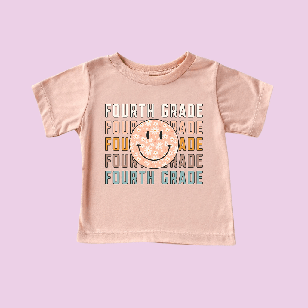 Fourth Grade tshirt, youth sizes, back to school collection by Benny and Ray Apparel
