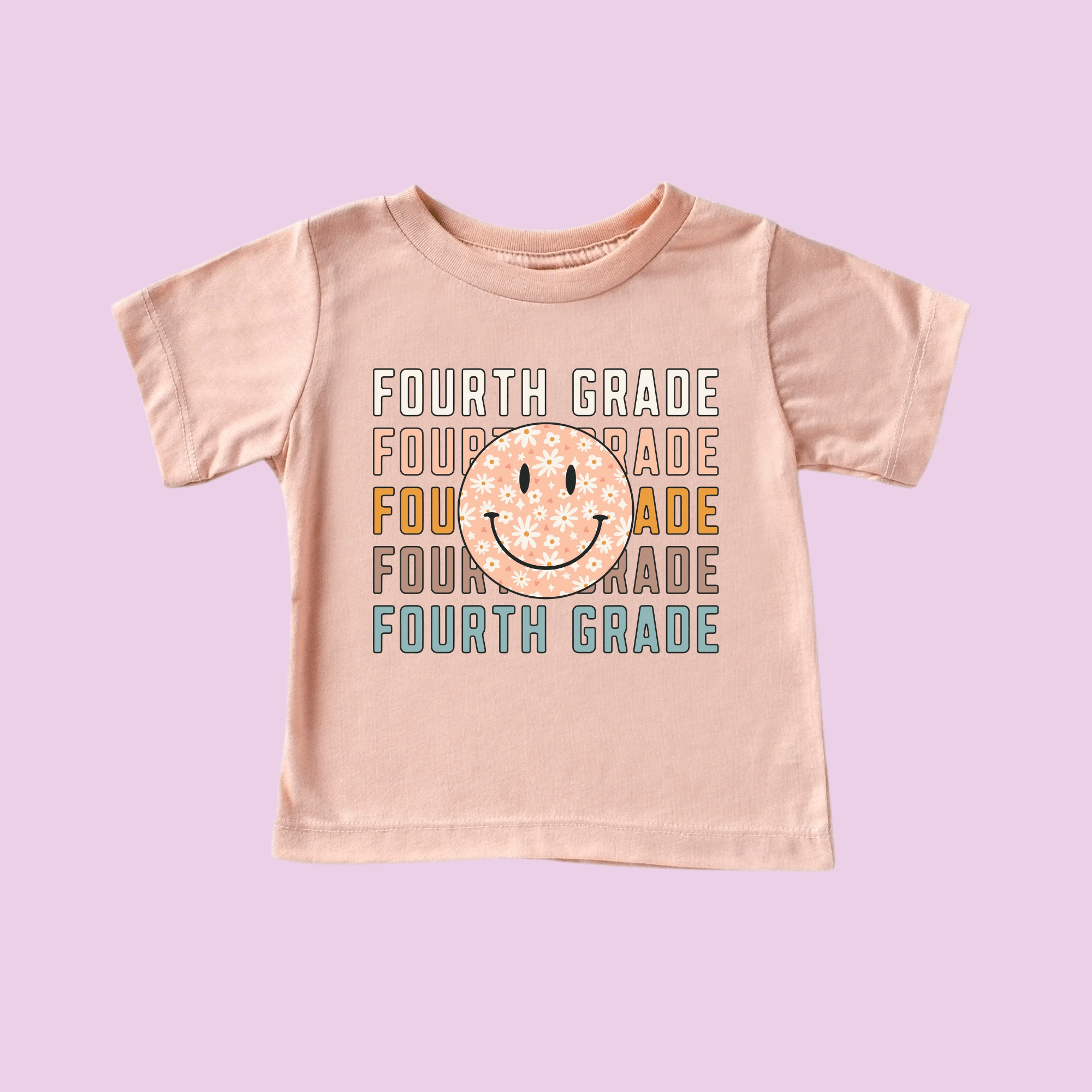 Fourth Grade tshirt, youth sizes, back to school collection by Benny and Ray Apparel