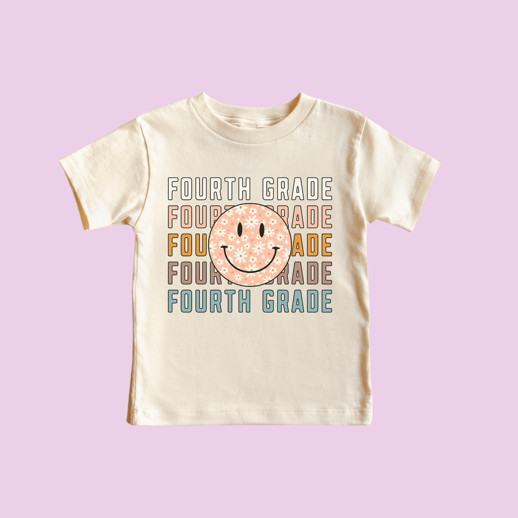 Fourth Grade tshirt, youth sizes, back to school collection by Benny and Ray Apparel