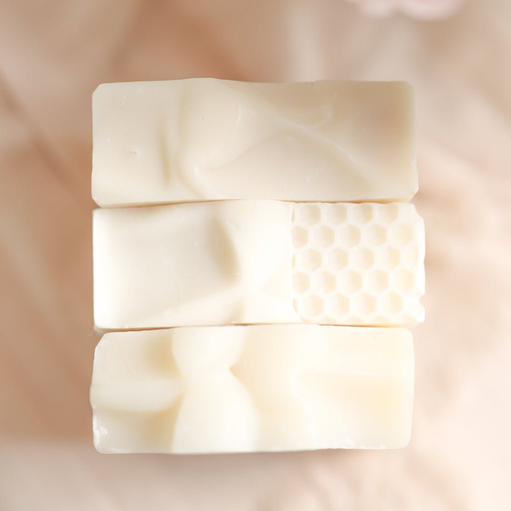 Fragrance Free Handmade Tallow + Goat Milk Soap Bar Trio Bar Soap La Vie Bien Fragrance Free Handmade Tallow + Goat Milk Soap Bar Trio