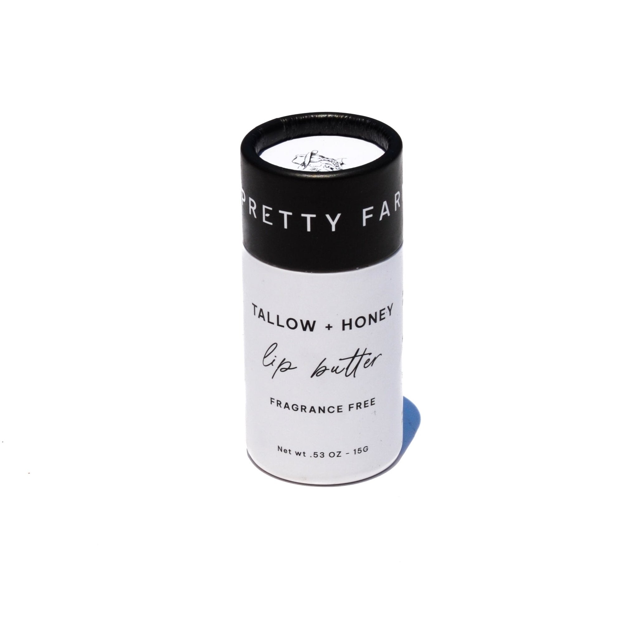 Fragrance Free Tallow + Honey Lip Butter in Eco-Friendly Travel Tubes Lip Butter La Vie Bien Fragrance Free Tallow + Honey Lip Butter in Eco-Friendly Travel Tubes