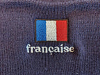 Française French flag embroidered Cuffed Beanie for French cultural gifting, cold weather hat Hats La Vie Bien Française French flag embroidered Cuffed Beanie for French cultural gifting, cold weather hat