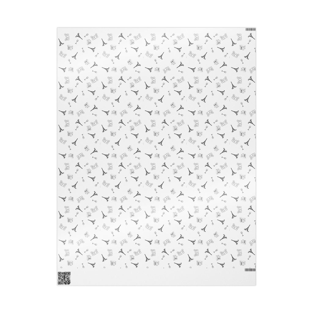 France and Paris themed Wrapping Paper with Eiffel Tower, Arc de Triomphe, wine glasses, Bistro Table & Chairs Home Decor La Vie Bien France and Paris themed Wrapping Paper with Eiffel Tower, Arc de Triomphe, wine glasses, Bistro Table & Chairs