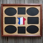 France Picture Frame - 11x14 Frame Hold 8x10 Photo or 8 Photos of Various Size