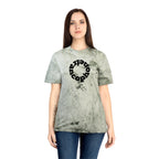 Francophone circular tye-dye tee shirt, retro unisex t-shirt for French language speakers T-Shirt La Vie Bien Francophone circular tye-dye tee shirt, retro unisex t-shirt for French language speakers