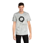 Francophone circular tye-dye tee shirt, retro unisex t-shirt for French language speakers T-Shirt La Vie Bien Francophone circular tye-dye tee shirt, retro unisex t-shirt for French language speakers