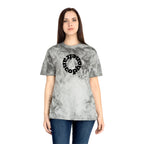Francophone circular tye-dye tee shirt, retro unisex t-shirt for French language speakers T-Shirt La Vie Bien Francophone circular tye-dye tee shirt, retro unisex t-shirt for French language speakers