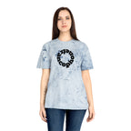 Francophone circular tye-dye tee shirt, retro unisex t-shirt for French language speakers T-Shirt La Vie Bien Francophone circular tye-dye tee shirt, retro unisex t-shirt for French language speakers