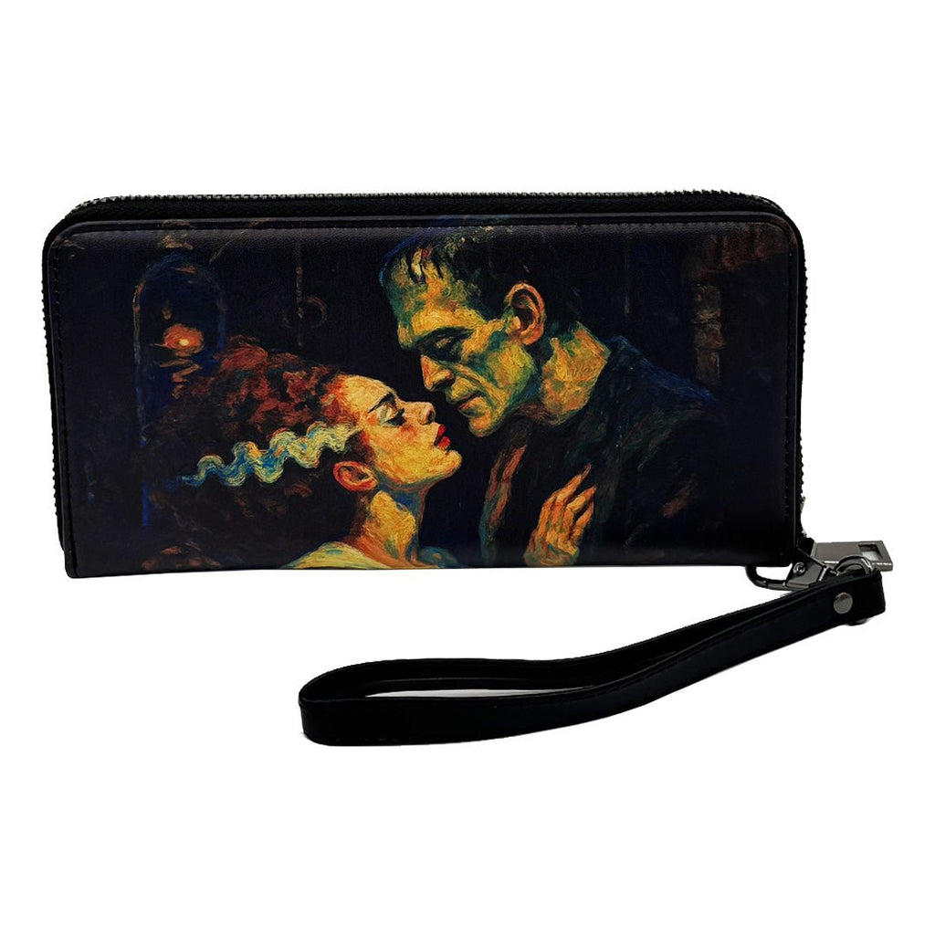 Frankenstein and His Bride Clutch Handbag Clutch La Vie Bien Frankenstein and His Bride Clutch Handbag