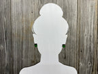 Frankenstein Earrings - Wood Stud Earrings