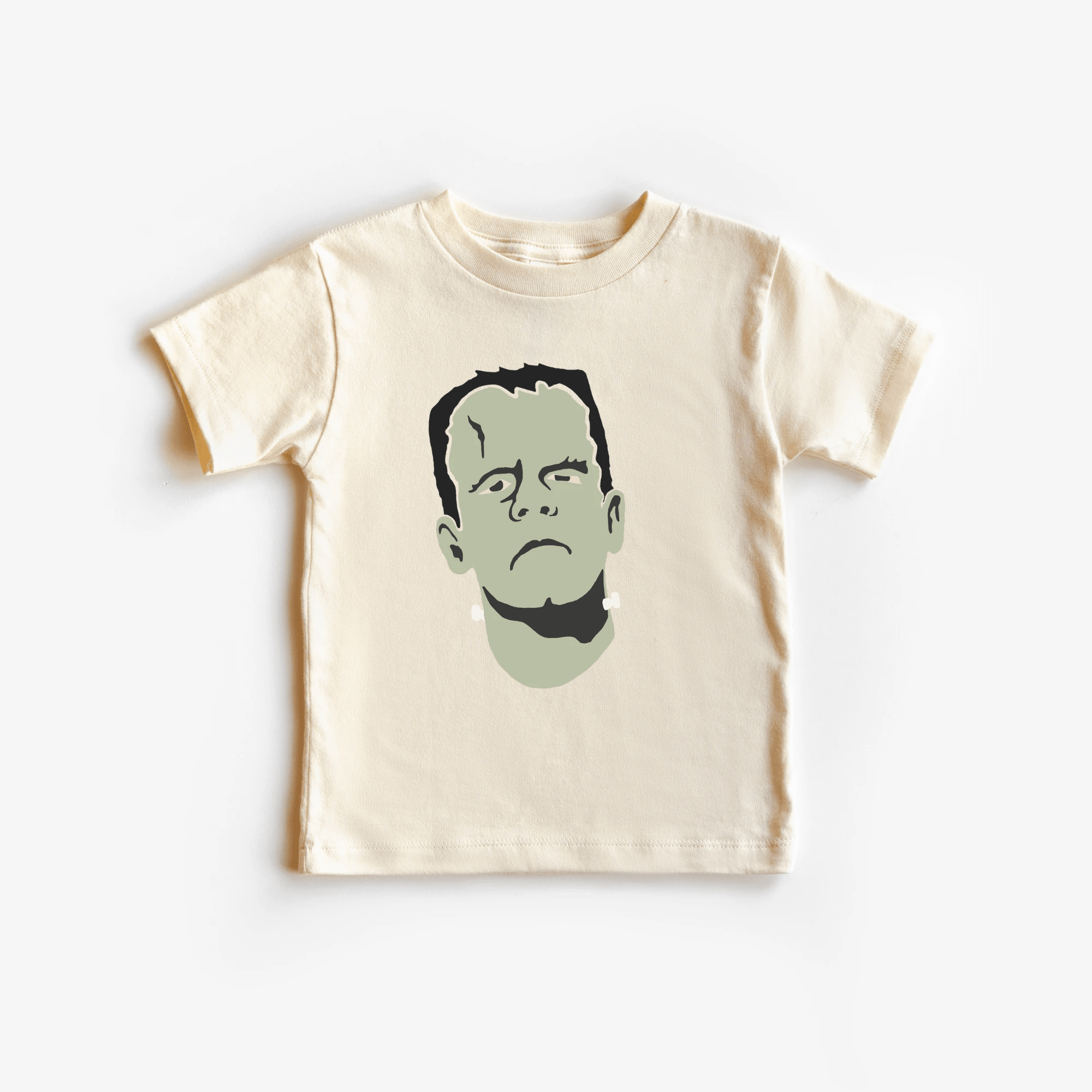 Frankenstein Monster toddler and youth tee shirt, Halloween collection by Benny and Ray Apparel