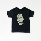 Frankenstein Monster toddler and youth tee shirt, Halloween collection by Benny and Ray Apparel