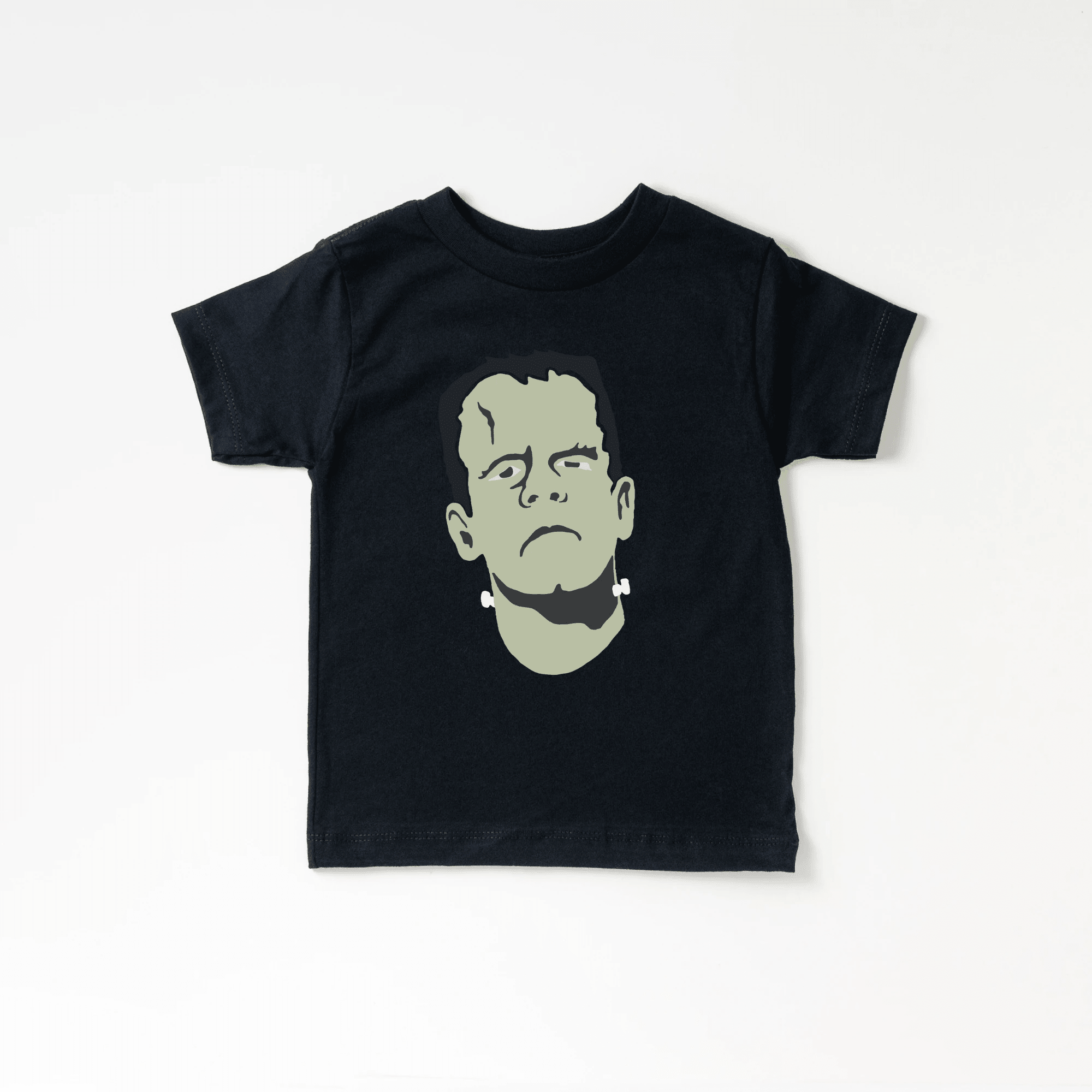 Frankenstein Monster toddler and youth tee shirt, Halloween collection by Benny and Ray Apparel