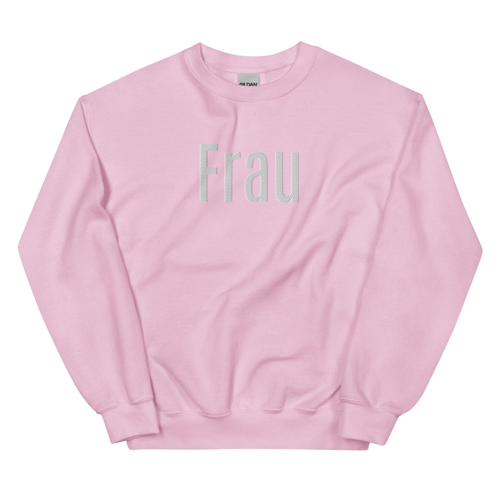 Frau (Wife) embroidered German bride Sweatshirt