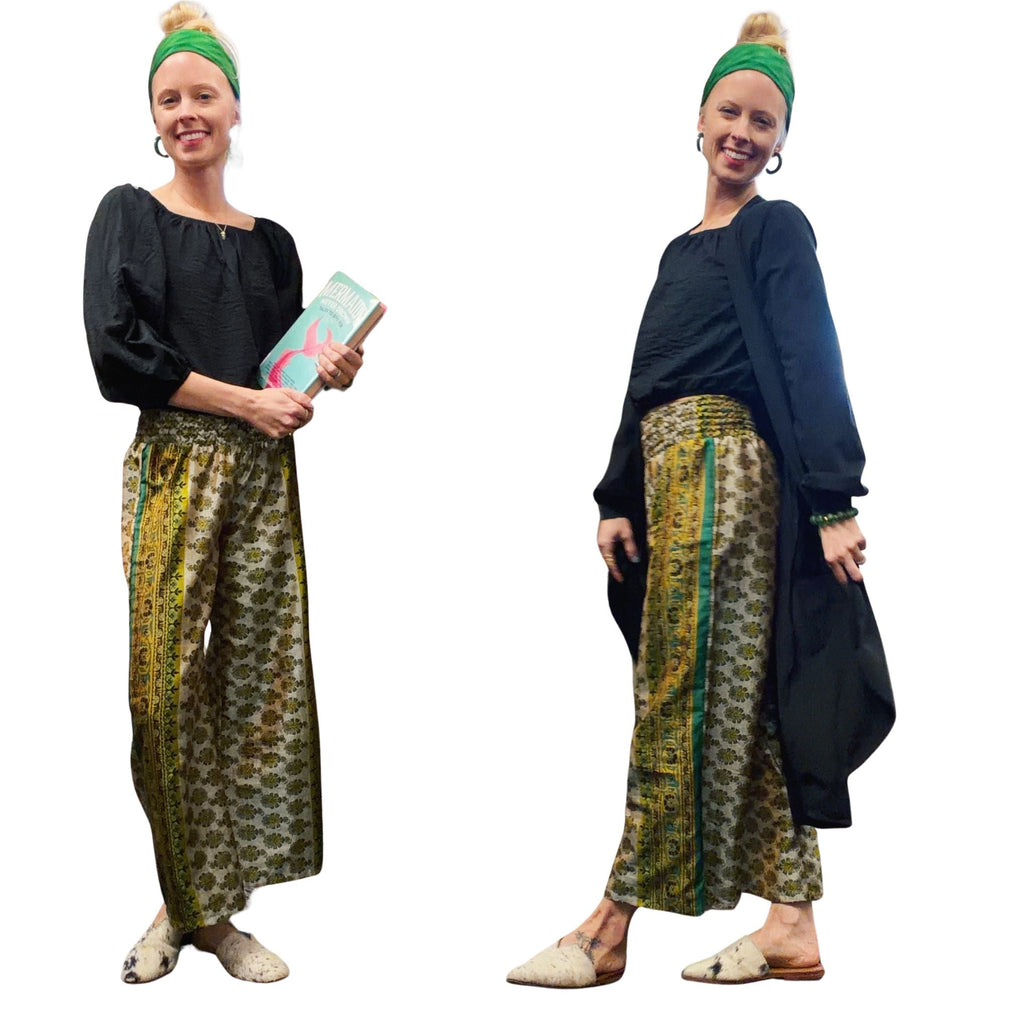 Free Spirit Wide - Leg Palazzo Pants Clothing and Accessories La Vie Bien Free Spirit Wide - Leg Palazzo Pants