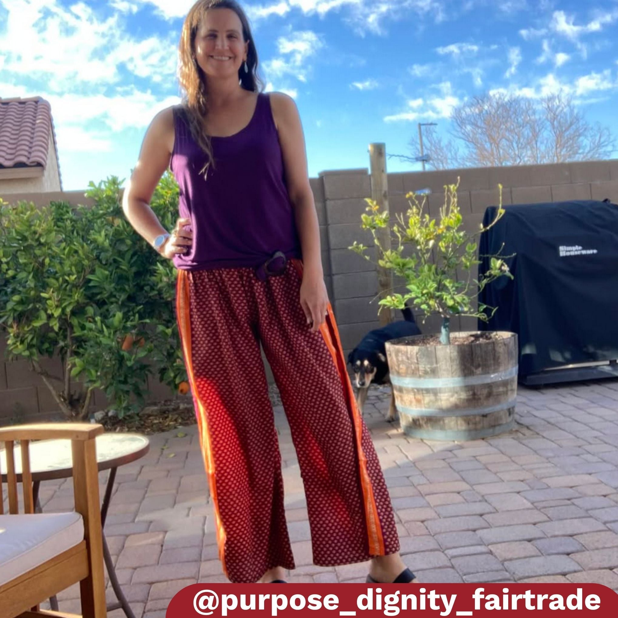 Free Spirit Wide - Leg Palazzo Pants Clothing and Accessories La Vie Bien Free Spirit Wide - Leg Palazzo Pants