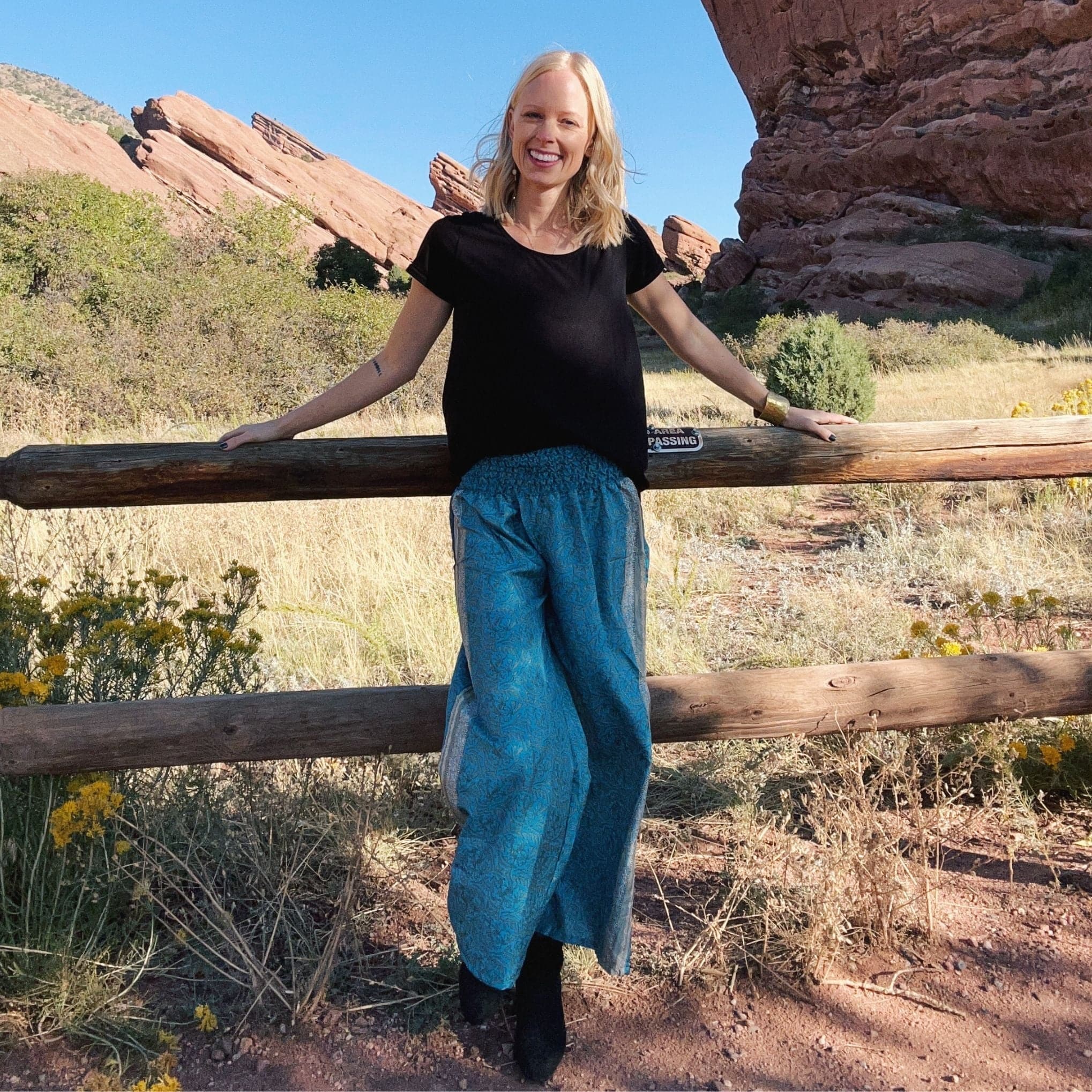 Free Spirit Wide - Leg Palazzo Pants Clothing and Accessories La Vie Bien Free Spirit Wide - Leg Palazzo Pants