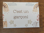 French Baby Boy Gift Box | Bébé Bodysuit + Bilingual Board Book + New Baby Card | C'est un garçon! Bundle Gift Sets La Vie Bien French Baby Boy Gift Box | Bébé Bodysuit + Bilingual Board Book + New Baby Card | C'est un garçon!