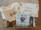 French Baby Boy Gift Box | Bébé Bodysuit + Bilingual Board Book + New Baby Card | C'est un garçon! Bundle Gift Sets La Vie Bien French Baby Boy Gift Box | Bébé Bodysuit + Bilingual Board Book + New Baby Card | C'est un garçon!