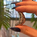 French Croissant Brooch in Gold & Silver 1.4" Metal Pin for Food Lovers by The Bullish Store
