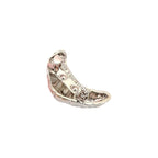 French Croissant Brooch in Gold & Silver 1.4" Metal Pin for Food Lovers by The Bullish Store