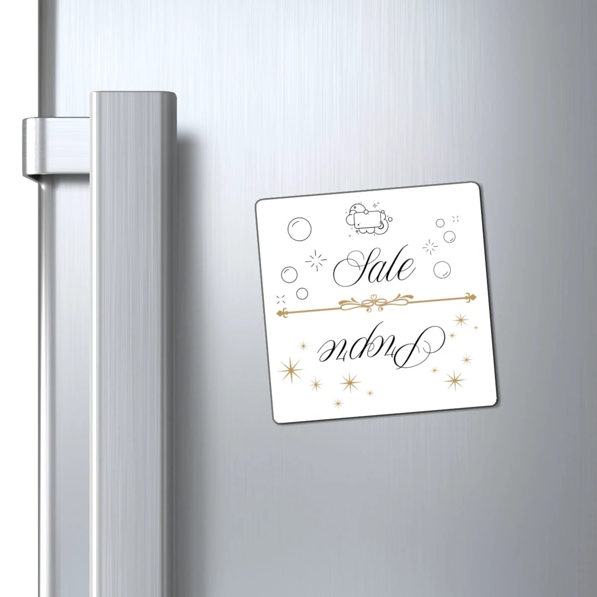 French Dirty and Clean Dishwasher Magnet, French Sale et Propre Status Magnet by Printify