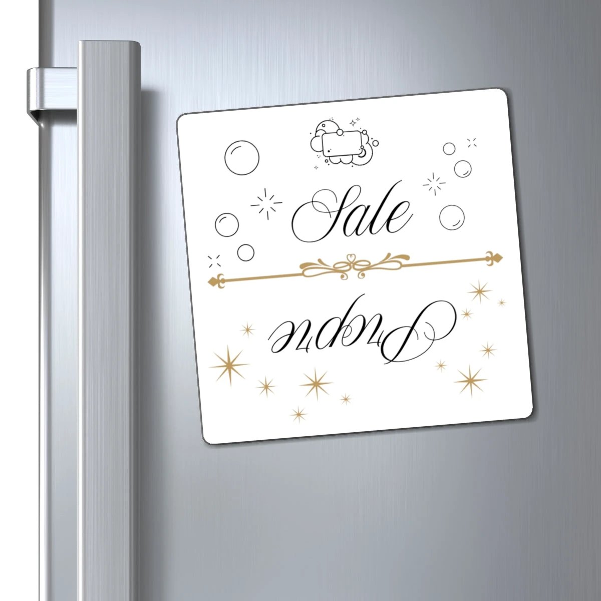 French Dirty and Clean Dishwasher Magnet, French Sale et Propre Status Magnet by Printify