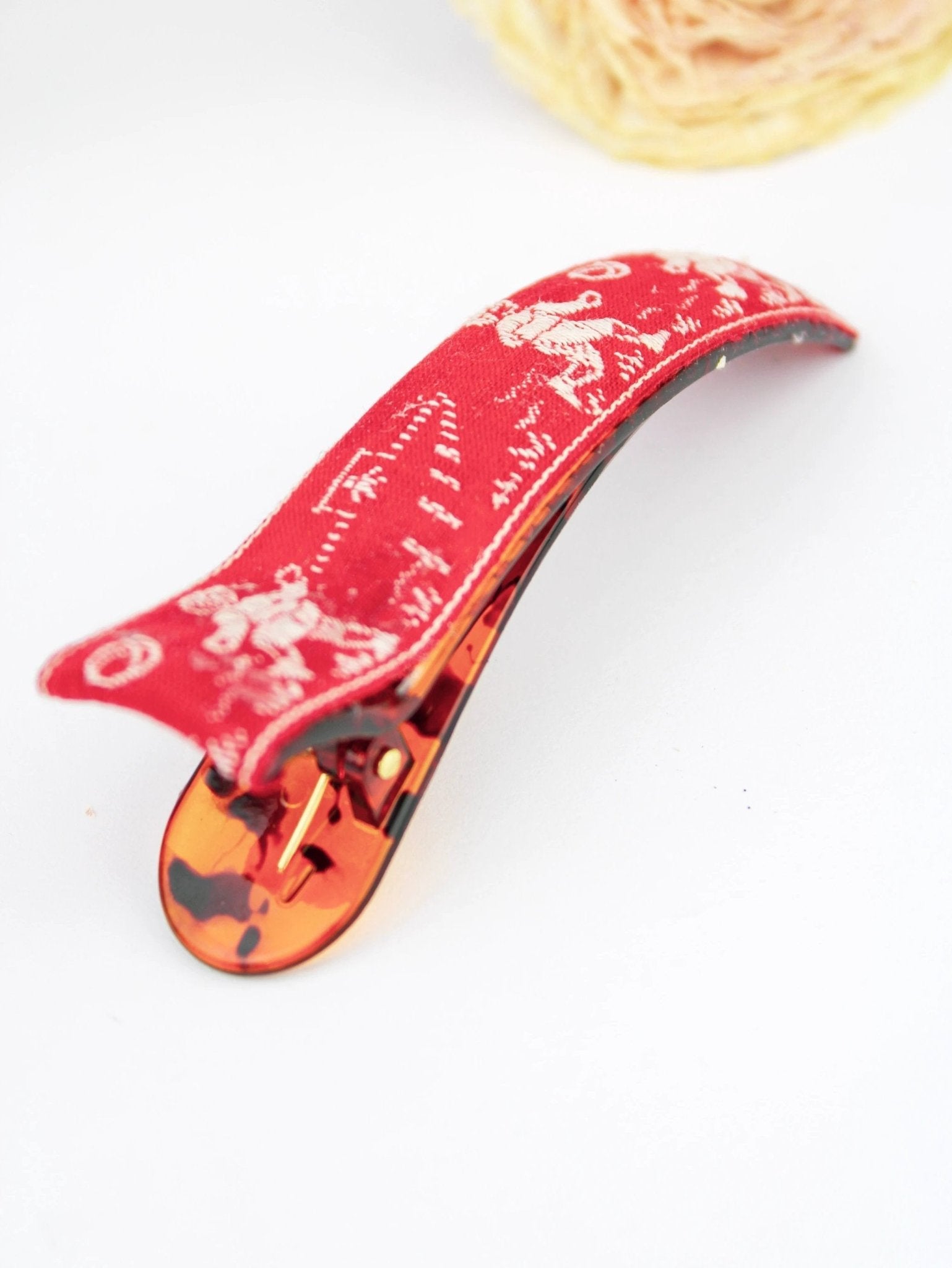French Football Soccer Hair Clip by Ash & Rose