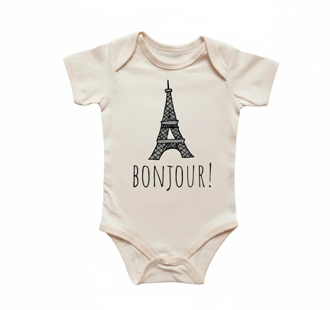 French Franc Eiffel Tower Newborn Gift Baby Onesie® Bodysuit Baby Bodysuit La Vie Bien French Franc Eiffel Tower Newborn Gift Baby Onesie® Bodysuit