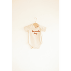 French Fry Organic Cotton Baby Onesie by Polished Prints