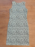 French love letter Bodycon dress - mint Dress La Vie Bien French love letter Bodycon dress - mint