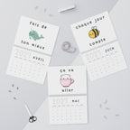 French motivational phrases kawaii Monthly Wall Calendar 2027, Cute Encouragement Calendar Calendar La Vie Bien French motivational phrases kawaii Monthly Wall Calendar 2027, Cute Encouragement Calendar