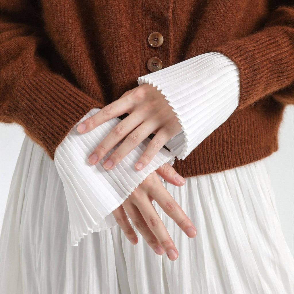 French Pleated Cuff Sleeves (MAC422) La Vie Bien French Pleated Cuff Sleeves (MAC422)