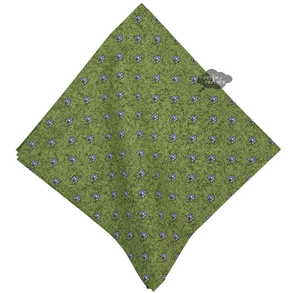 French Provencal napkin - Cotton - Lavender green | Le Cluny Napkin La Vie Bien French Provencal napkin - Cotton - Lavender green | Le Cluny