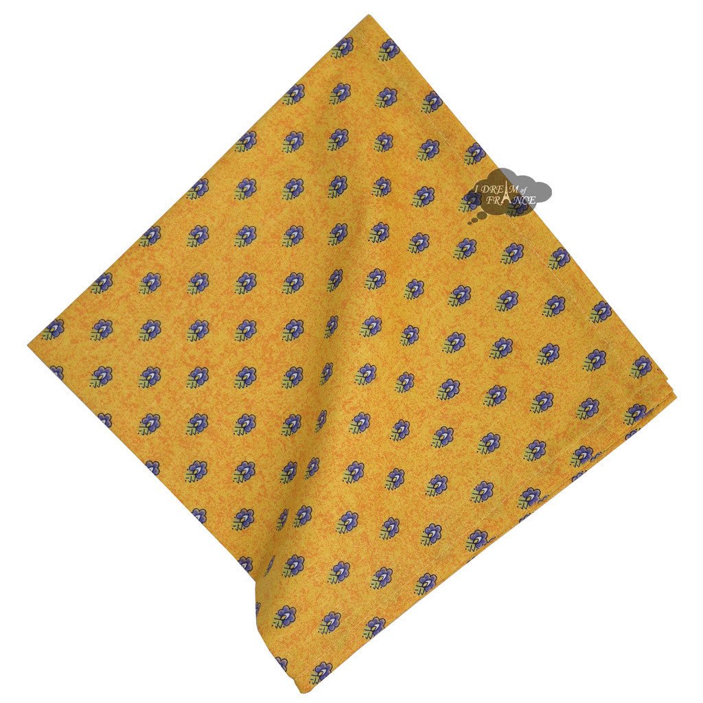 French Provencal napkin - Cotton - Lavender yellow | Le Cluny Napkin La Vie Bien French Provencal napkin - Cotton - Lavender yellow | Le Cluny