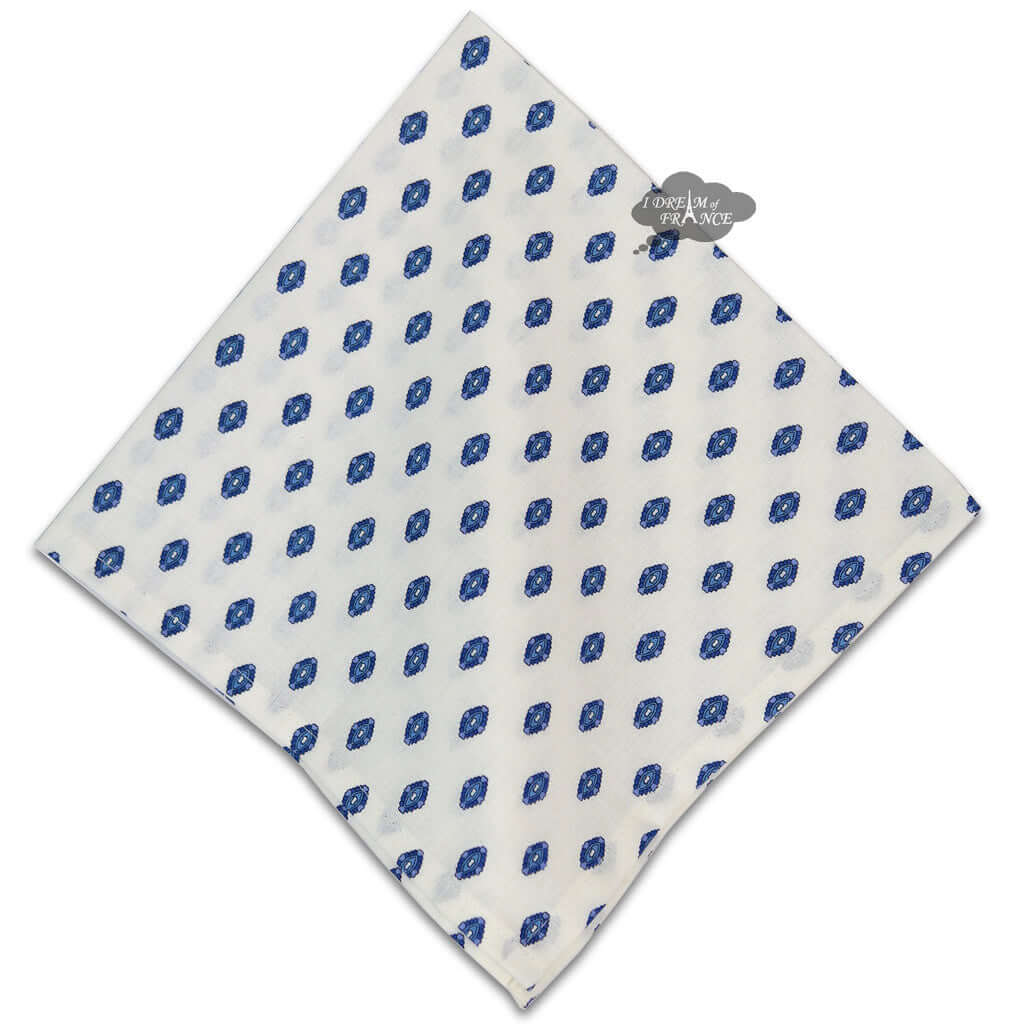 French Provencal napkin - Cotton - Lisa white | Le Cluny Napkin La Vie Bien French Provencal napkin - Cotton - Lisa white | Le Cluny