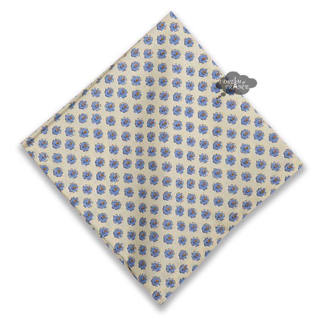 French Provencal napkin - Cotton - Olives cream | Le Cluny Napkin La Vie Bien French Provencal napkin - Cotton - Olives cream | Le Cluny