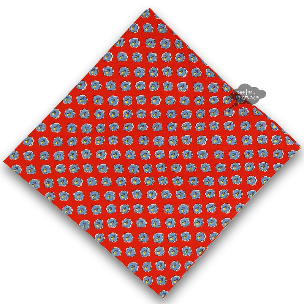 French Provencal napkin - Cotton - Olives red | Le Cluny Napkin La Vie Bien French Provencal napkin - Cotton - Olives red | Le Cluny