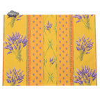 French Provencal placemat - Acrylic coated cotton - Spill - proof - Reversible - Lavender yellow | Le Cluny Placemat La Vie Bien French Provencal placemat - Acrylic coated cotton - Spill - proof - Reversible - Lavender yellow | Le Cluny
