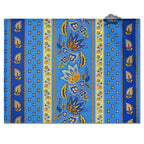 French Provencal placemat - Acrylic coated cotton - Spill - proof - Reversible - Lisa blue | Le Cluny Placemat La Vie Bien French Provencal placemat - Acrylic coated cotton - Spill - proof - Reversible - Lisa blue | Le Cluny
