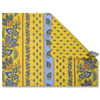 French Provencal placemat - Acrylic coated cotton - Spill - proof - Reversible - Lisa yellow | Le Cluny Placemat La Vie Bien French Provencal placemat - Acrylic coated cotton - Spill - proof - Reversible - Lisa yellow | Le Cluny