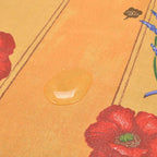 French Provencal tablecloth - Acrylic coated cotton, Spill - proof - 58" square - Poppies yellow | Tissus Toselli Tablecloth La Vie Bien French Provencal tablecloth - Acrylic coated cotton, Spill - proof - 58" square - Poppies yellow | Tissus Toselli
