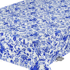 French Provencal tablecloth - Acrylic coated cotton, Spill-proof - 58" square - Versailles blue | Le Cluny Tablecloth La Vie Bien French Provencal tablecloth - Acrylic coated cotton, Spill-proof - 58" square - Versailles blue | Le Cluny