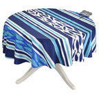French tablecloth - Acrylic coated cotton, Spill - proof - 70" Round - Fishy Fish | Le Cluny Tablecloth La Vie Bien French tablecloth - Acrylic coated cotton, Spill - proof - 70" Round - Fishy Fish | Le Cluny