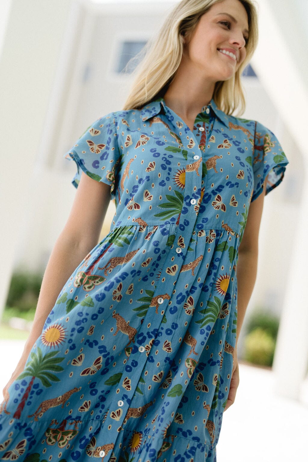 Frenchi Dress - Cheetah Cove