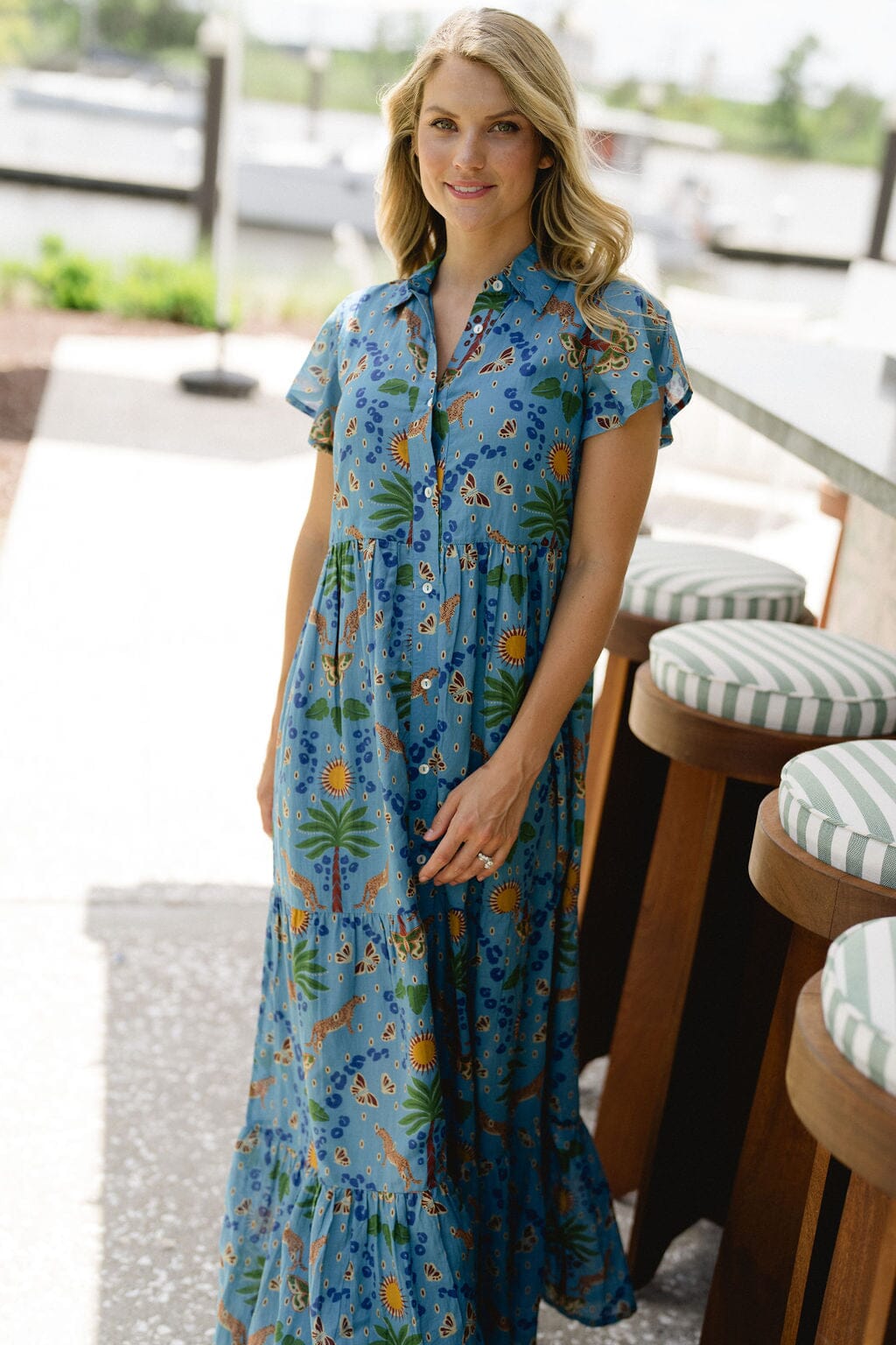 Frenchi Dress - Cheetah Cove