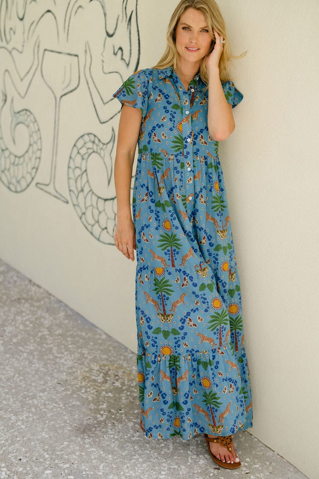 Frenchi Dress - Cheetah Cove
