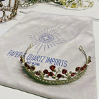Fresh Romance Red Roses Tiara Crown | Royalty Crown Hair Accessory by The Bullish Store