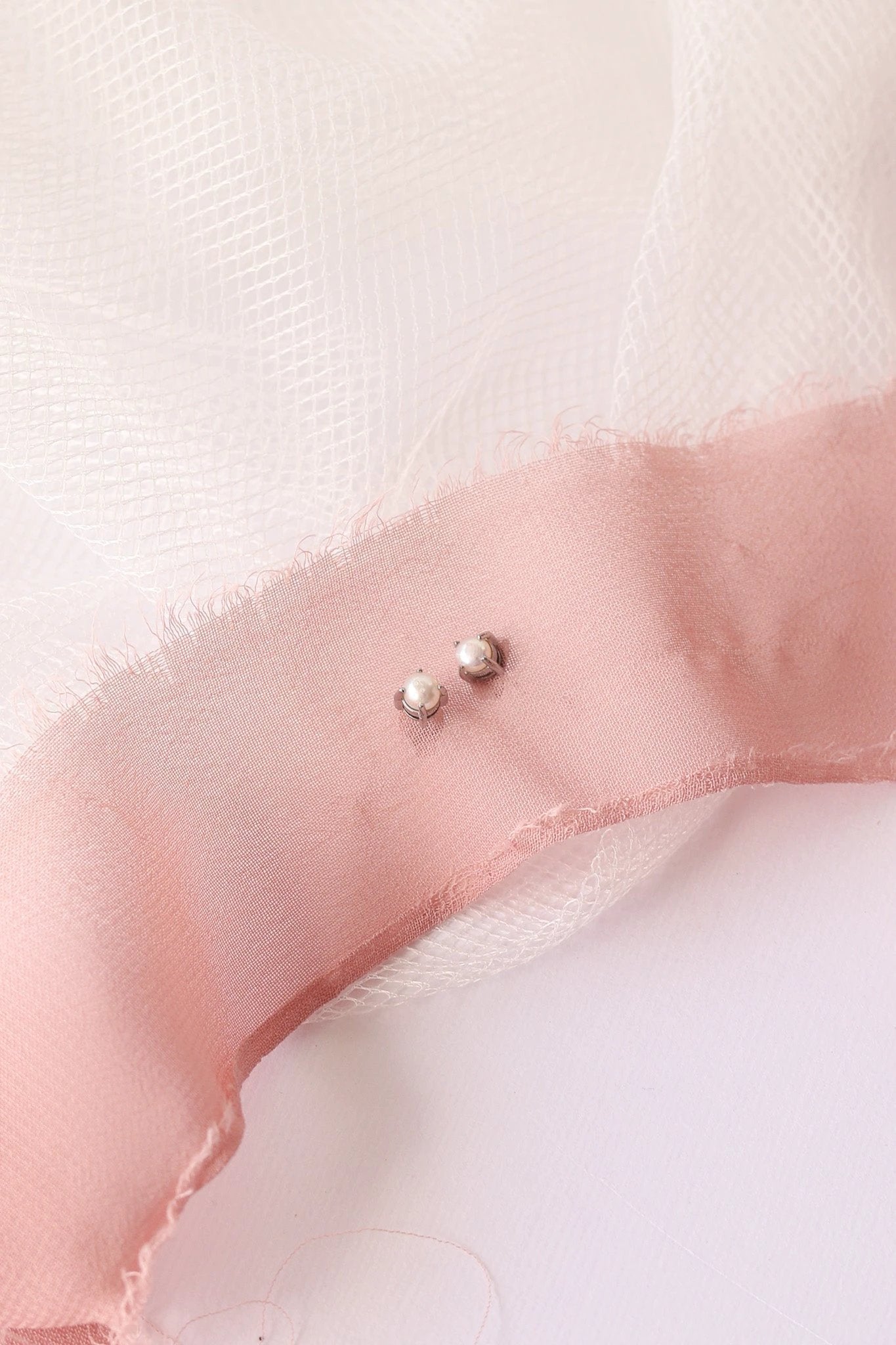 Freshwater Pearl Stud by Rose & Clay