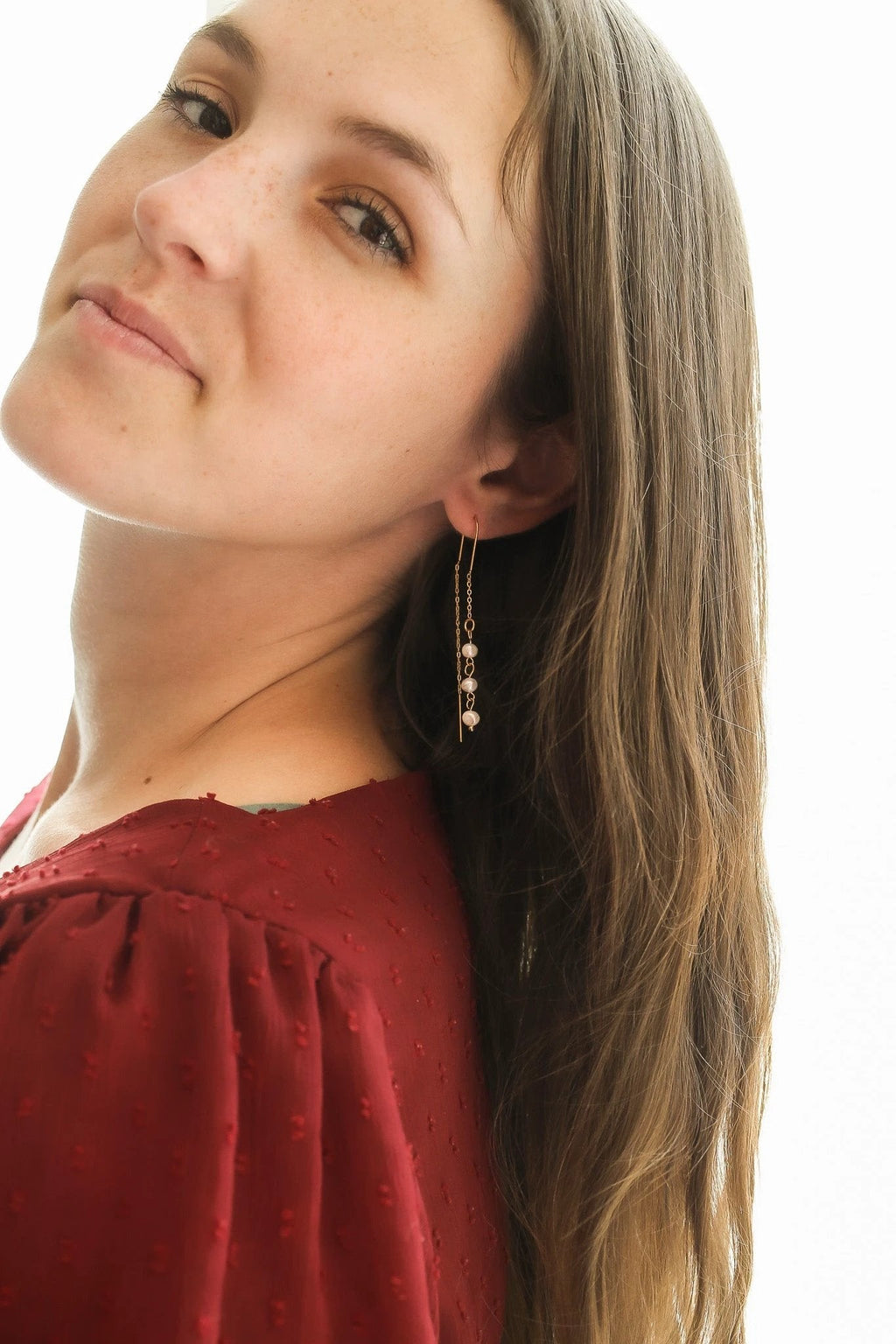 Freshwater Pearl Threader by Rose & Clay
